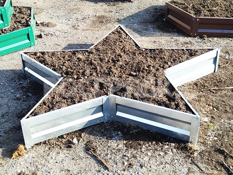 Клумба звезда цинк